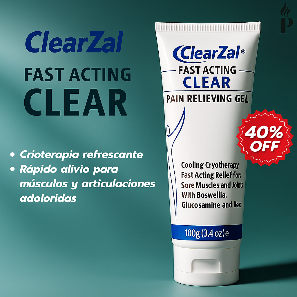 Oferta Especial 2x1: ClearZal™ - Alivio Rápido y Efectivo para Dolores Musculares y Articulares